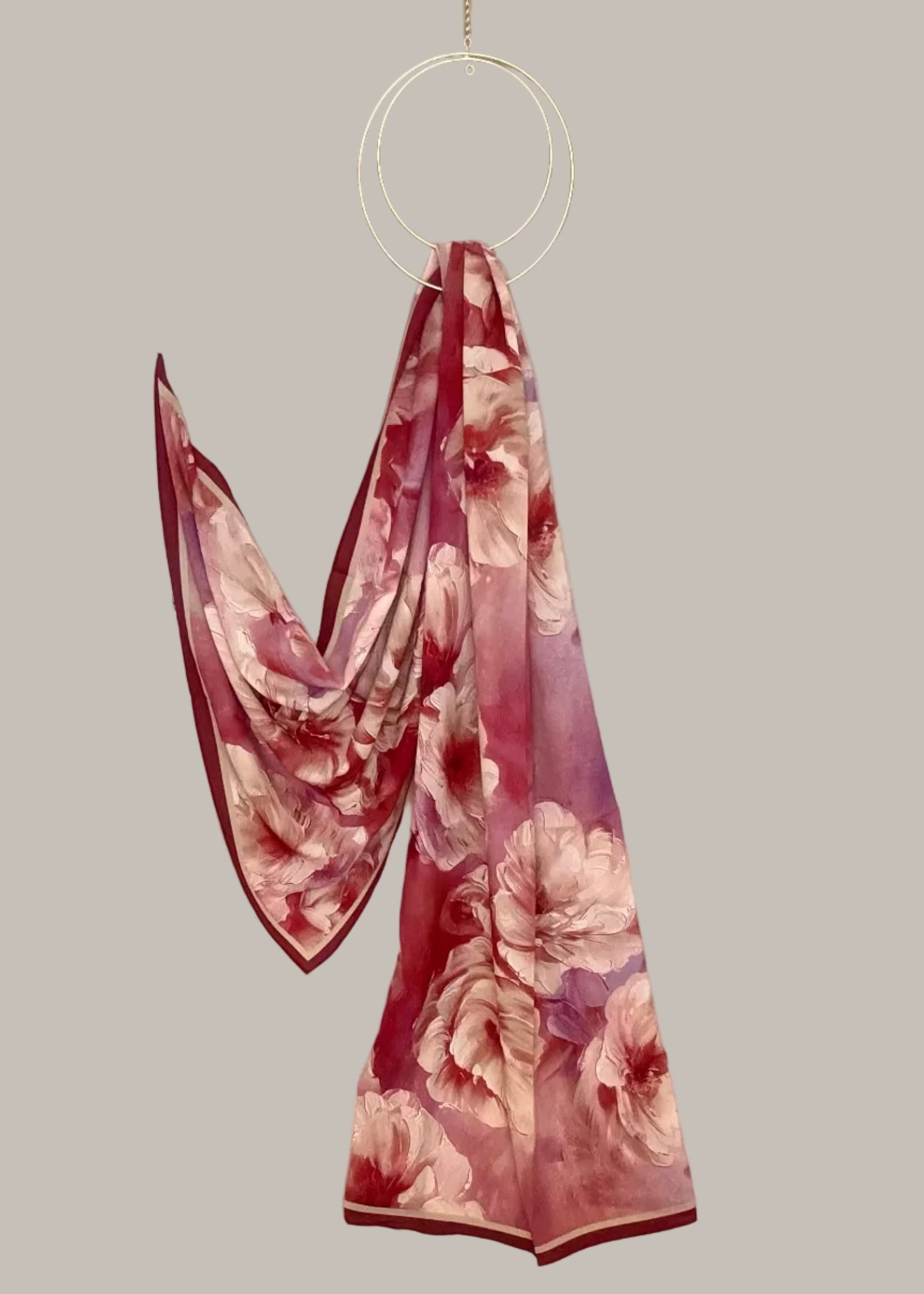 Hebei Seidenschal ROSE