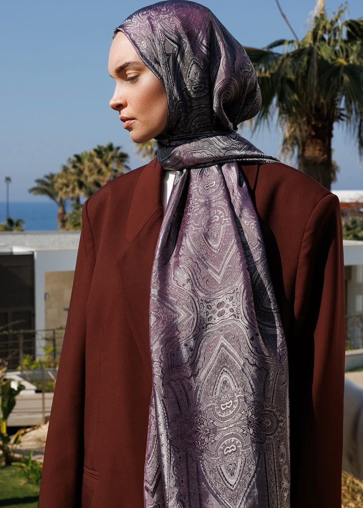 Shine Line Scarf LIVA